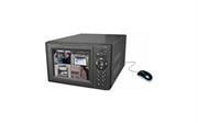 0404LNDS Securni LN SATA Series CUBE 4 Channel video 4 Channel Audio  CIF 100/120FPS 1XSATA HDD 5.6" LCD sc