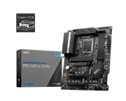 PROZ690ADDR4 MSI PRO Z690A DDR4 LGA1200 Motherboard  Supports 12th Gen Intel Core Processors Pentium Gold and