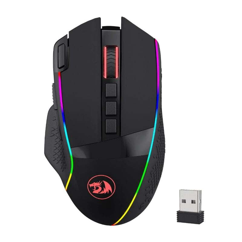 RDM991RGB REDRAGON Enlightment 19000DPI RGB Wireless Gaming Mouse  Black