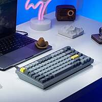 Q1N1Z Keychron Q1 75% Red G Pro Switches Aluminium RGB Wired Keyboard  Grey