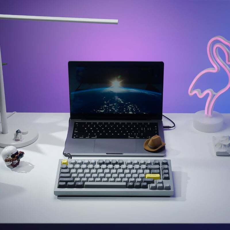 Q1N1Z Keychron Q1 75% Red G Pro Switches Aluminium RGB Wired Keyboard Grey Q1N1Z Keychron Q1 75% Red G Pro Switches Aluminium RGB Wired Keyboard Grey