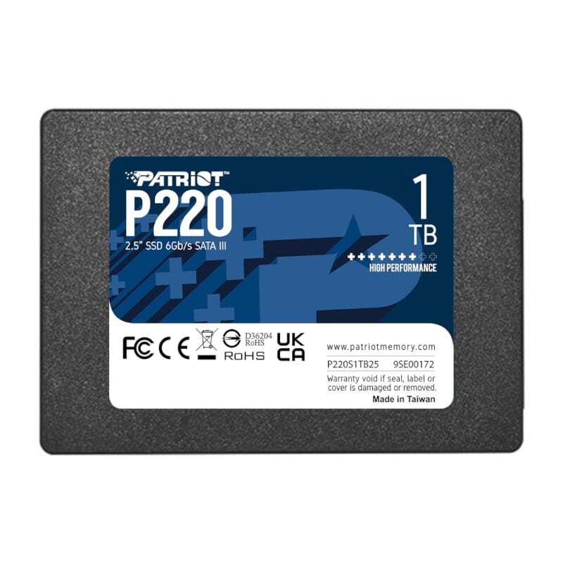 P220S1TB25 Patriot P220 1TB 2.5" SSD